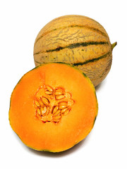 Aufgeschnittene Melone