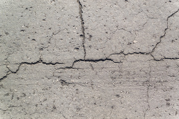 Fototapeta premium Texture of the old road with cracks