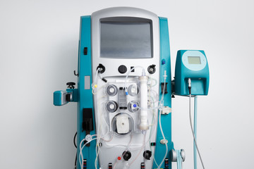 Hemodialysis machine with tubing and installations - 118476198