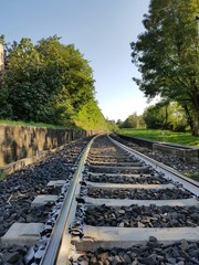 Fototapeta premium Rotaie del treno