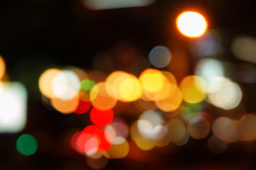 Abstract Light Bokeh Background