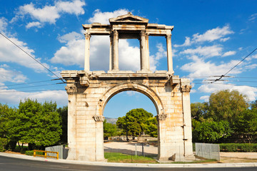 Fototapeta na wymiar Hadrian's Gate, Greece