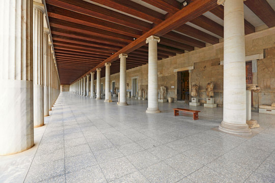 The Stoa Of Attalos, Greece