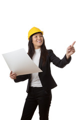 looking at the building plan