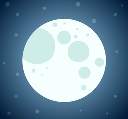 Vector moon