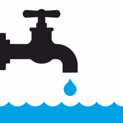 Water tap icon