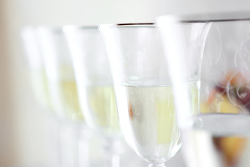 Wedding  champagne glasses