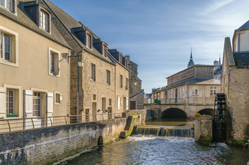 River Aure in Bayeux, France