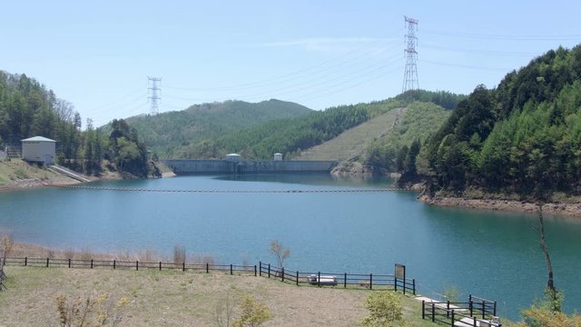 The dam where quantity of water decreased