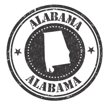 Alabama sign or stamp