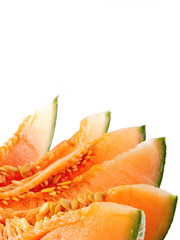 slices of sugar melon