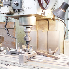 image of a drill press