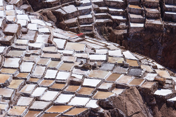 Salt ponds of Maras, Peru