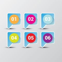 vector Abstract digital illustration Infographic.