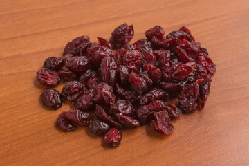 Close-up on a Dried Cranberries