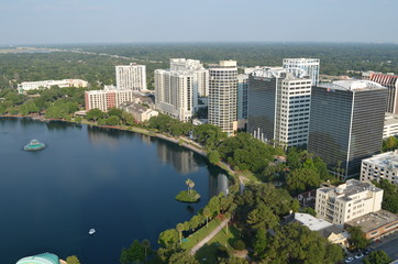 Fototapeta premium Orlando Downtown Aerial (2)