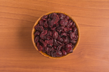 Dried Cranberries into a bowl