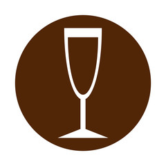 drink glass bar isolated icon