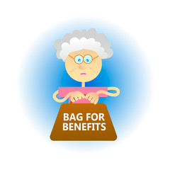 Population aging concept