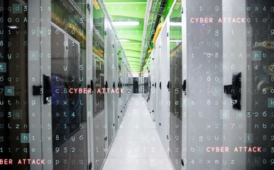 Composite image of virus background
