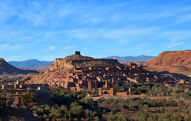 Fototapeta na wymiar Ksar Ait Benhaddou near Ouarzazate in Morocco