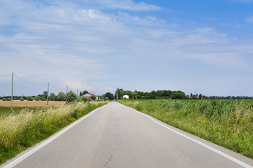 Country road in Italy