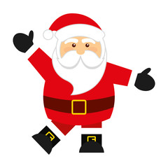 santa claus character icon