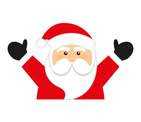 santa claus character icon
