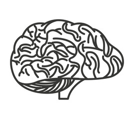 brain storming isolated icon