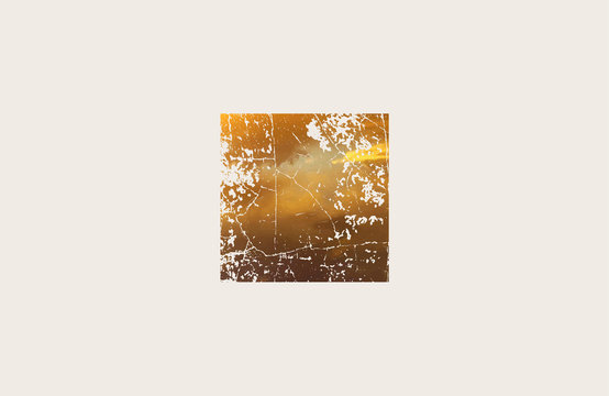 square logo design. grunge square. beautiful element