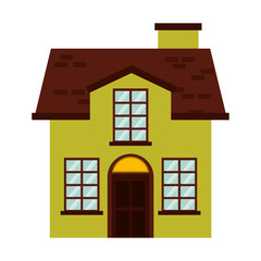 house building isolated icon