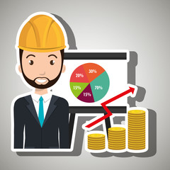 man economy money vector illustration graphic eps 10