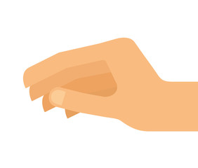 hand human sign isolated icon