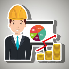 man economy money vector illustration graphic eps 10