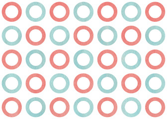 Watercolor circles pattern.