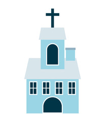 church building isolated icon