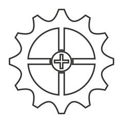 Obraz premium gear engineering design
