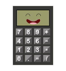 calculator digital math icon