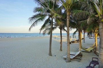 Naklejka premium The Non Nuoc Beach near Da Nang in Central Vietnam
