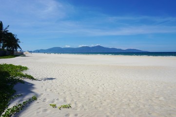 The Non Nuoc Beach near Da Nang in Central Vietnam