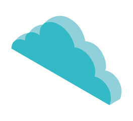 cloud computing silhouette icon