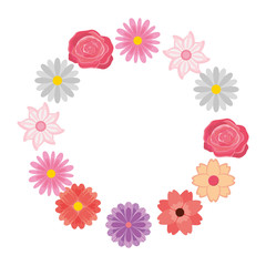 Fototapeta na wymiar flower floral nature icon