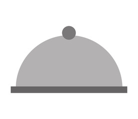 tray server dish isolated icon