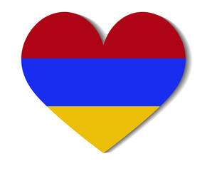 heart flag armenia