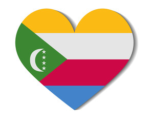 heart flag comoros