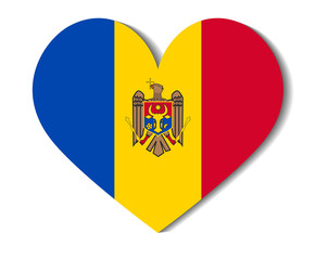 heart flag moldova
