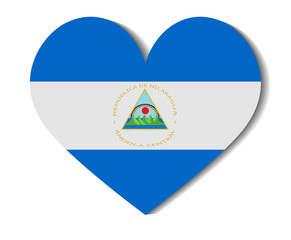 heart flag nicaragua
