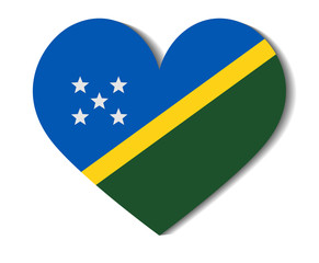 heart flag solomon islands