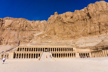 Luxor, Egypt - Oktober 15: The temple of Hatshepsut near Luxor i