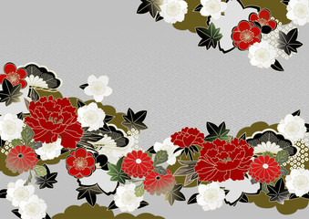 四季花に雲 © sen-yuki